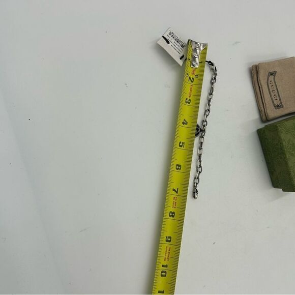 Women’s Gucci, interlocking G twisted charm sterling silver bracelet 925 Italy - Picture 10 of 12